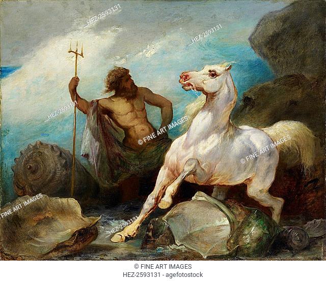 Neptune Creating the Horse, ca 1845. From a private collection