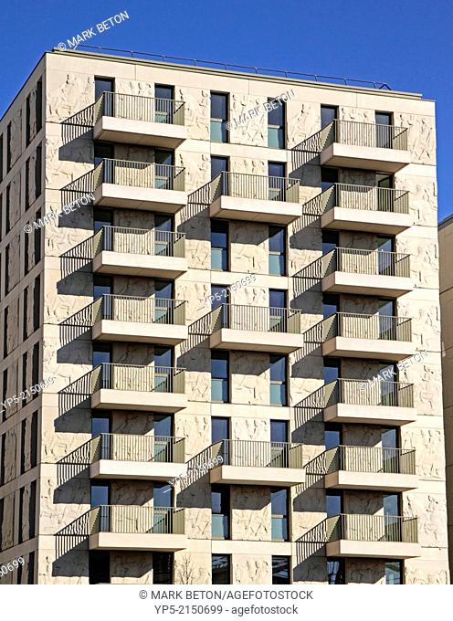 New apartments East Village Olympic Park Stratford London