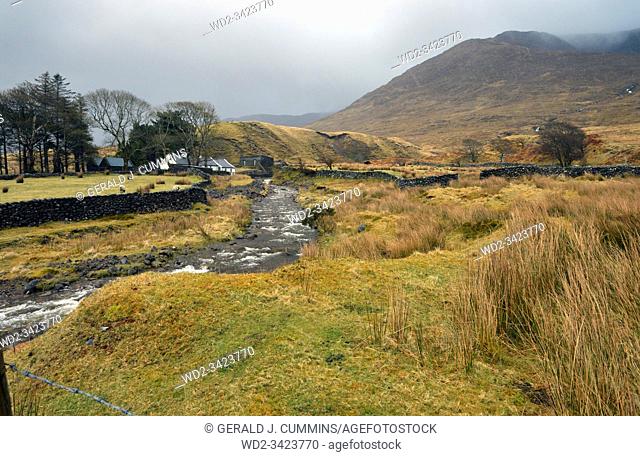 Ireland, Galway, 2018 Typical Irish landscapes in the county of Galway