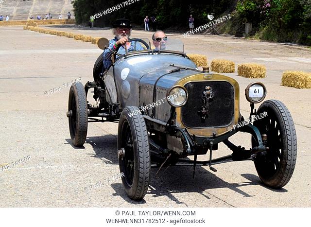 110th Anniversary of Brooklands Motor Racing circuit 110 years to the day that it opened. Images include the re-opening of the original Finishing Straight