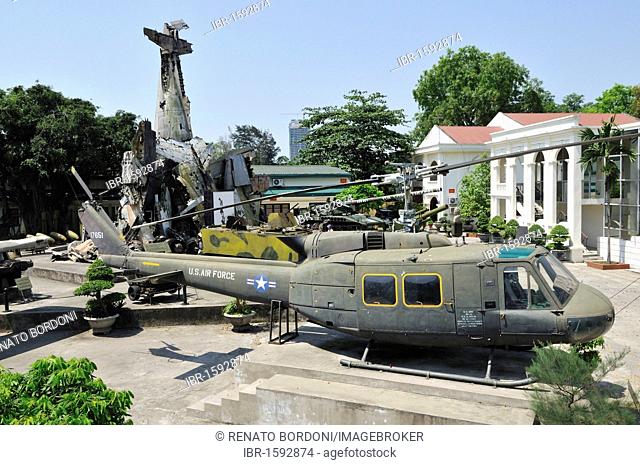 War loot, Museum of Military History, Hanoi, Vietnam, Southeast Asia