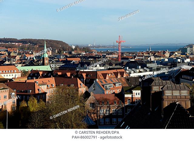 View from the roof of the ARoS Aarhus Kunstmuseum art museum of Aarhus,  Denmark, 24 November 2016. The second-largest city of Denmark has been named the 2017...