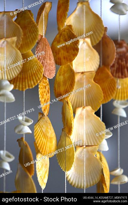 Sea shell decorations Ko Samet Thailand