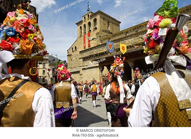 Celebrations of First Friday of May, Jaca, Aragon, Spain, Europe