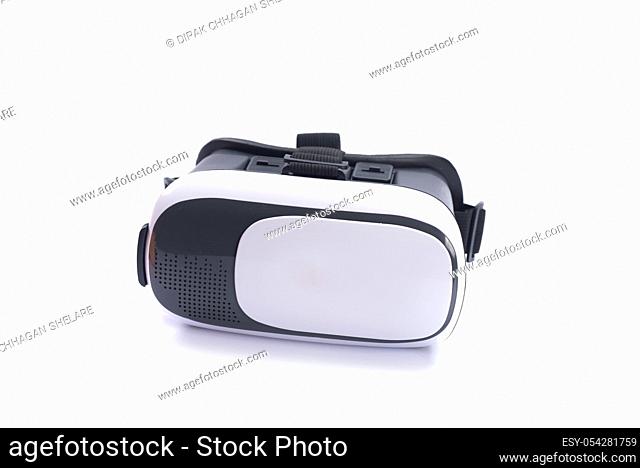 VR Box / Virtual Reality glasses isolated on white background