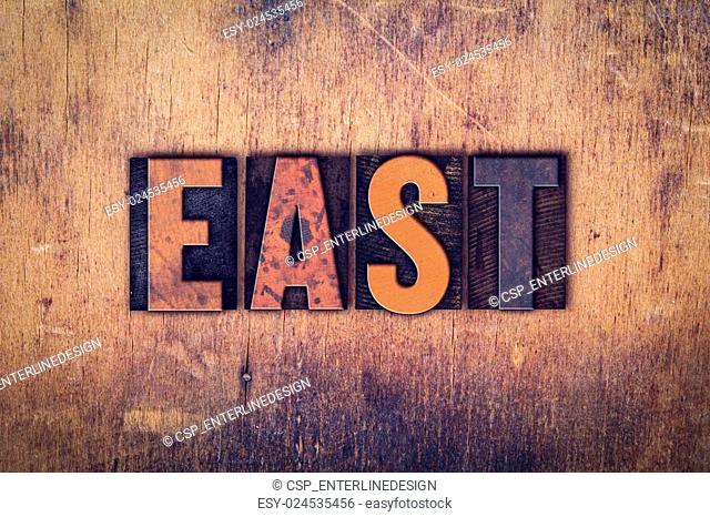 East Concept Wooden Letterpress Type