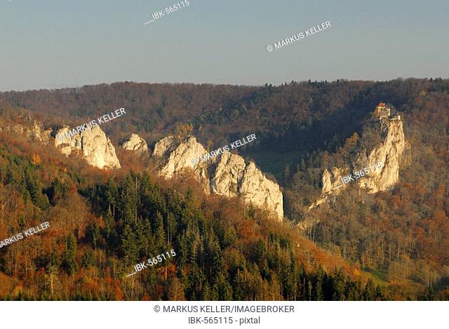 A scenery in the danube valley - Baden Wuerttemberg, Germany, Europe