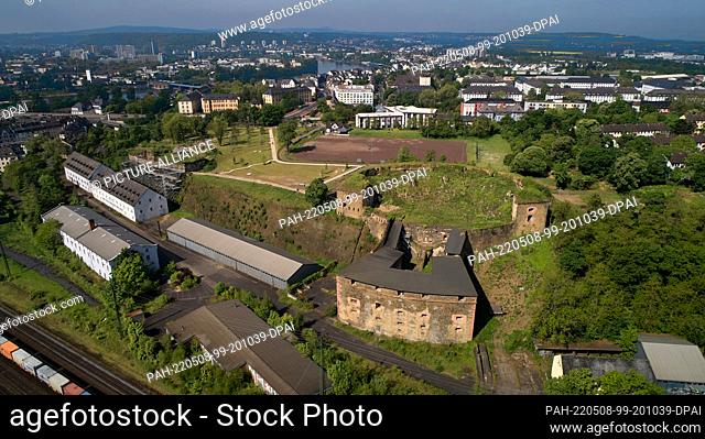 07 May 2022, Rhineland-Palatinate, Koblenz: The Kaiser Franz fortress in the Lützel district of Koblenz is once again open to the public after extensive...