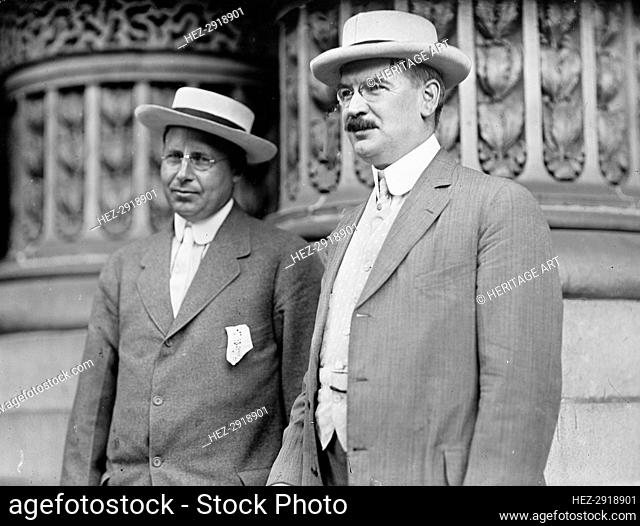 Democratic National Convention - Governor James Cox of Ohio; Rep. J.J. Fitzgerald of New York, 1912. Creator: Harris & Ewing