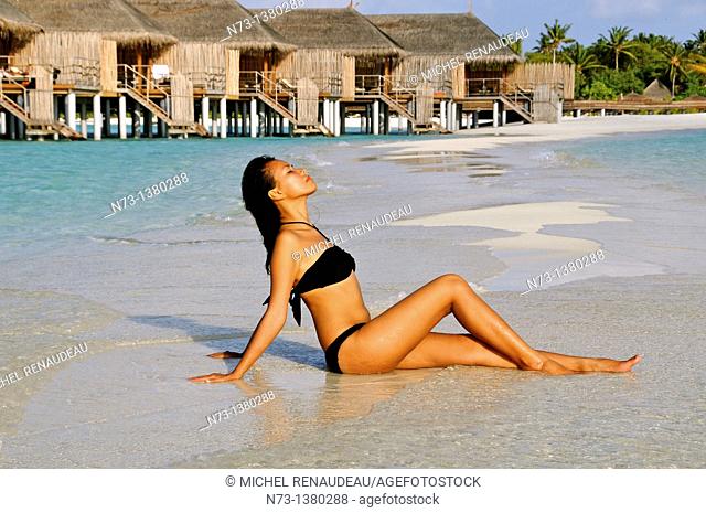 Indian Ocean, Maldives, Alifu Dhaalu Atoll, Constance Moofushi Resort