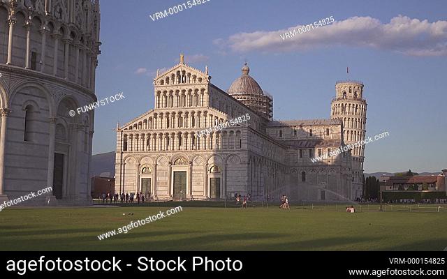 Exterior of the Pisa Cathedral, Duomo di Pisa, Italy