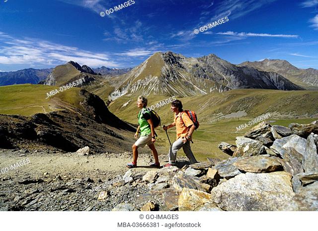 hiker, close Merano, South Tirol