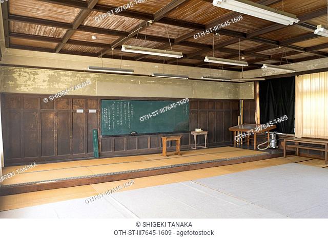 Class room of formerly Kamakake primary school, Hino-cho, Shiga Prefecture, Japan