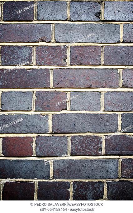 Brick wall detail in London