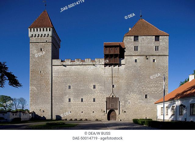 Estonia - Saaraa county - Saaremaa island - Kuressaare. Kuressaare Episcopal castle (13th-14th centuries)