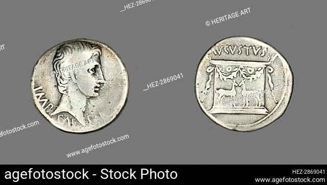 Cistophoric Tetradrachm (Coin) Portraying Emperor Augustus, about 25 BCE. Creator: Unknown