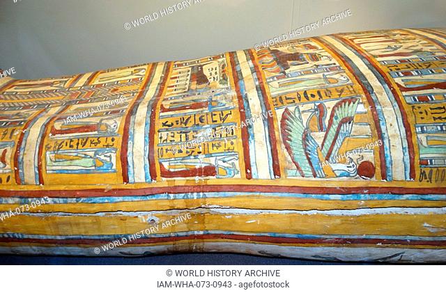 Coffin set of Lady Tadinehemetawy. Dated 650 BC