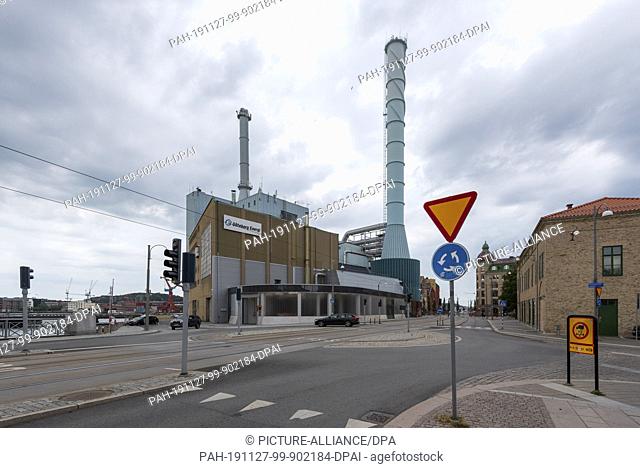 19 July 2019, Sweden, Göteborg: View of the power plant of the Göteborg Energi energy company. It produces electricity and district heating