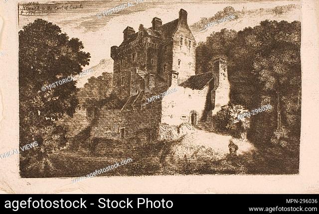 Author: John Clerk of Eldin. Newark Castle - John Clerk of Eldin Scottish, 1728-1812. Etching on paper. 1747'1812. Scotland