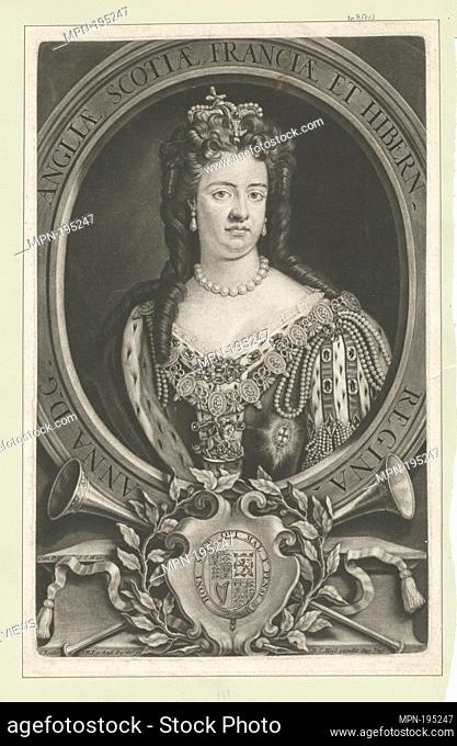 Anna D.G. Angliae Scotiae Franciae et Hibern. Regina. Lossing, Benson John, 1813-1891 (Author) Heiss, Elias Christoph (1660-1731) (Engraver) Kneller, Godfrey