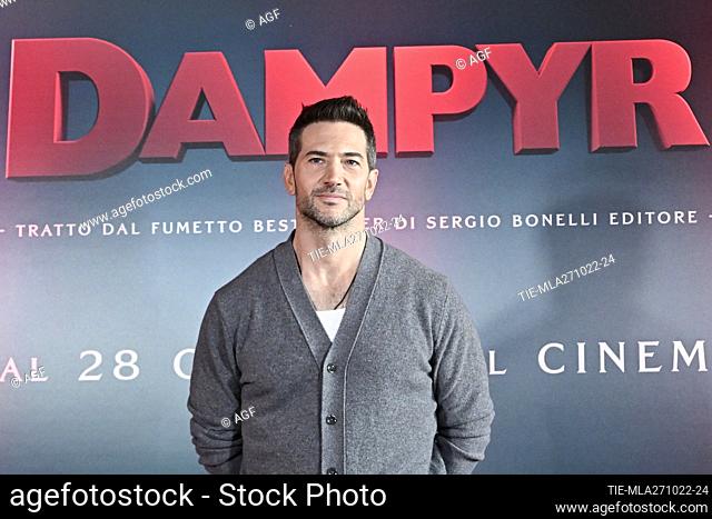 Actor Luke Roberts during Dampyr photocall in Rome, Italy 27 October 2022