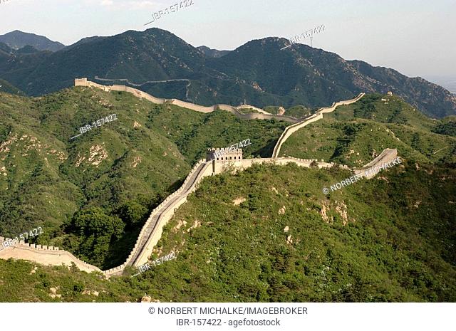 The Great Wall of China near Badaling, China