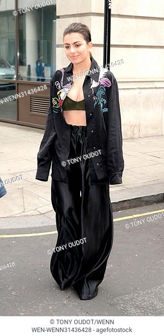 Charli XCX arrives at BBC Radio 1 Featuring: Charli XCX, Charlotte Aitchison Where: London, United Kingdom When: 11 May 2017 Credit: Tony Oudot/WENN