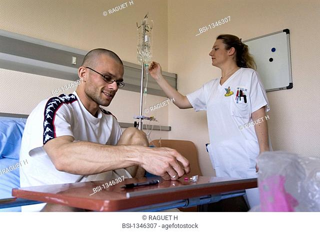 The pictures of this photo essay can be used only to illustrate cancer. Photo essay from the Gustave-Roussy Institute, France. Anti-cancer center