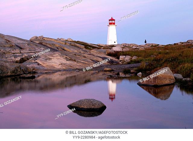 Peggy's Point Lighthouse - Peggy's Cove, Nova Scotia; Canada