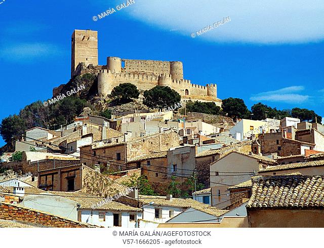 Castle and village  Biar, Alicante province, Comunidad Valenciana, Spain