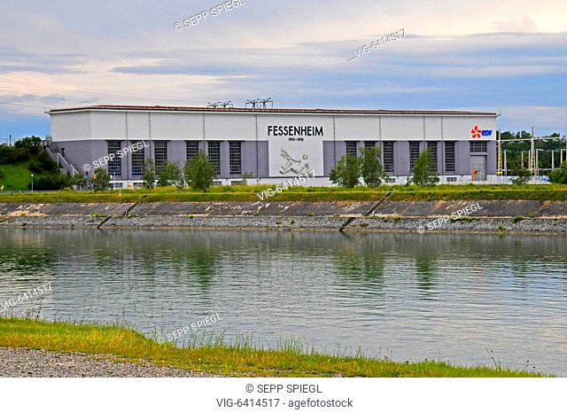 Frankreich, Fessenheim, 09.06.2019 Das Kernkraftwerk Fessenheim (franzoesisch Centrale Nuclaire de Fessenheim, Krzel FSH) ist das aelteste und...