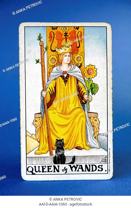 Tarot Cards, Queen of Wands
