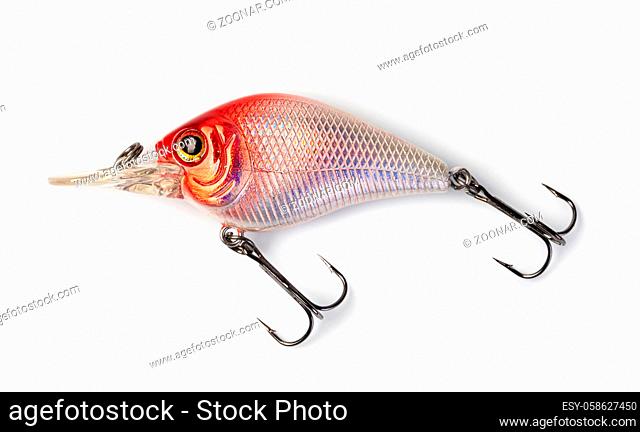 Fishing lure isolated on white