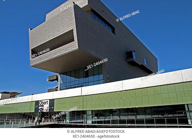 Building Disseny Hub, Museum of Design, Barcelona, Catalonia, Spain