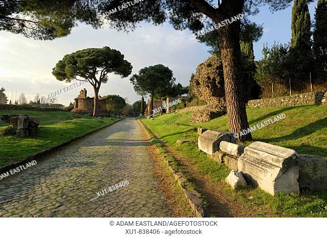 Rome Italy Via Appia Antica Appian Way