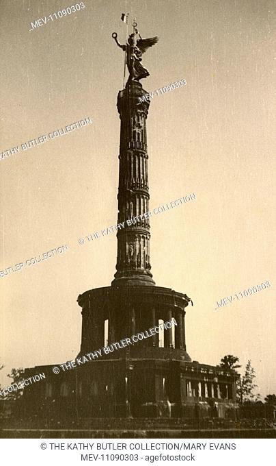 The Victory Column (Siegessaule) in Berlin, Germany, designed in the 1860s to commemorate the Prussian victory in the Danish-Prussian War