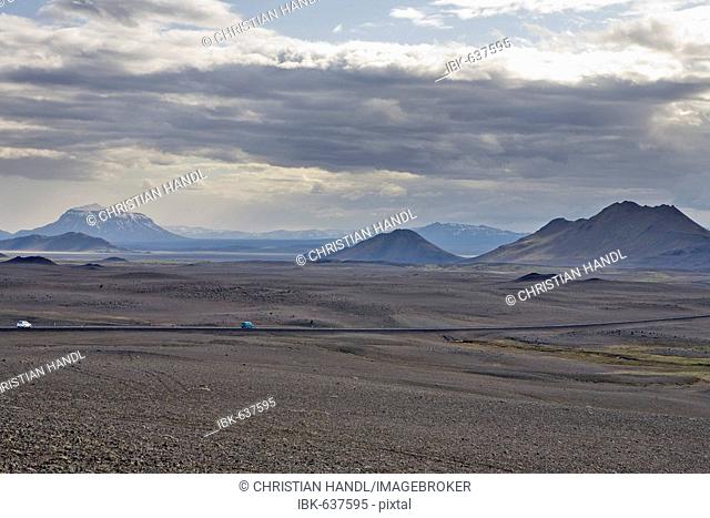 Herðubreið volcano, northern Iceland, Iceland, Atlantic Ocean