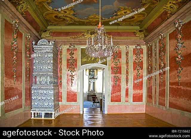 Rose Room, Rundale Castle, Bauska, Latvia, Bauska, Latvia, Europe