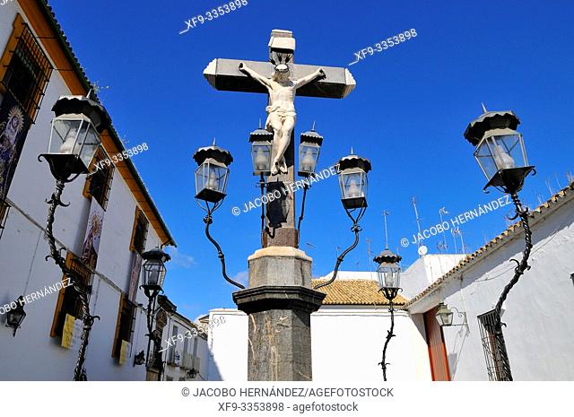 Cristo de los Faroles in Capuchinos square. Córdoba. Andalusia. Spain