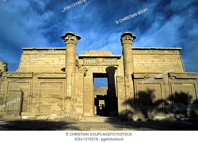 Temple of Ramesses III called Medinet Habu Temple, Thebes, Egypt, Africa