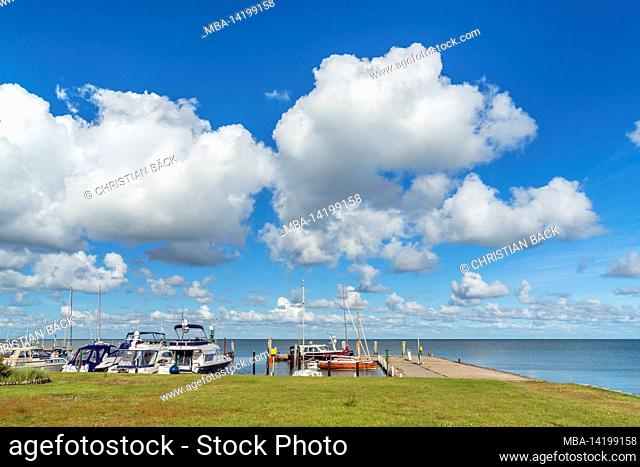 Port of Munkmarsch, Sylt Island, Schleswig-Holstein, Germany