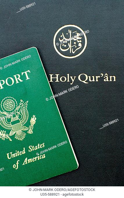 US passport and Holy Quran