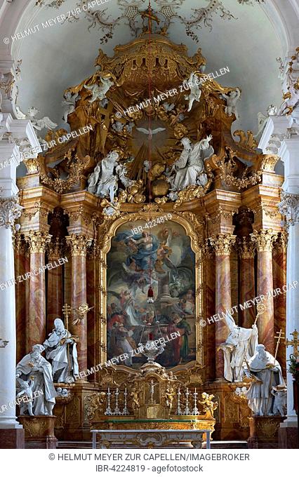 High altar, Marienmünster, Dießen, Upper Bavaria, Germany