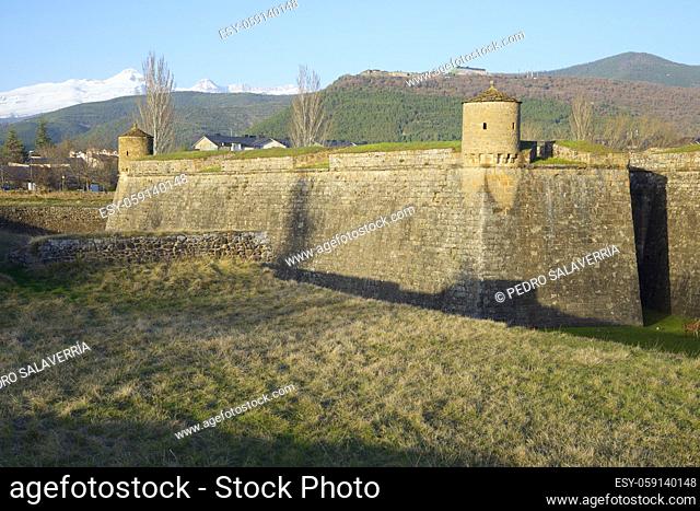 Castle of St. Peter, known as La Ciudadela, Jaca, Huesca Province, Aragon in Spain