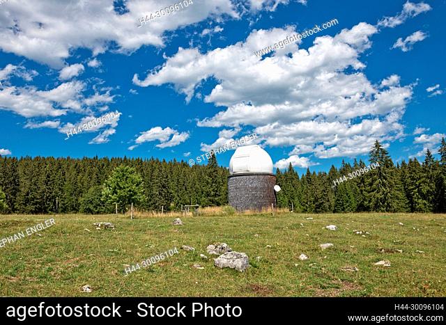 Switzerland, Vaud, Waadt, Vallée de Joux, Parc Jura vaudois, AstroVal, observatoire, Observatorium, observatory
