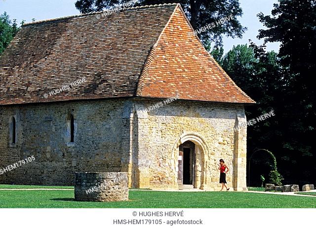 France, Calvados, Pays d' Auge, Crevecoeur en Auge, castle's chapel