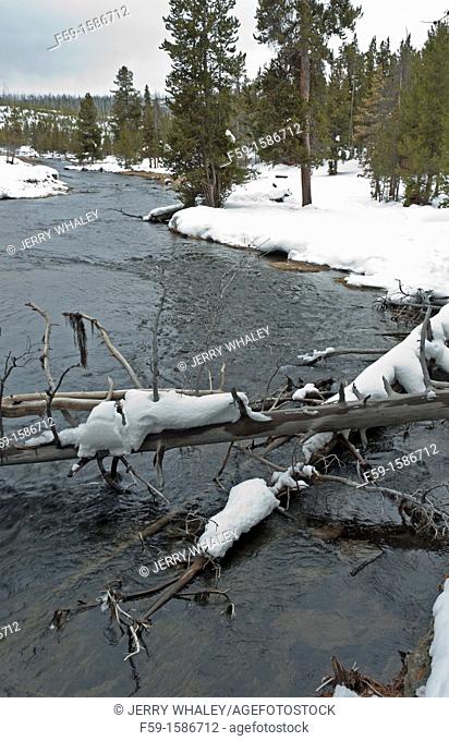Firehole River, Winter, Yellowstone NP, WY