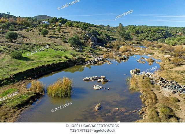 Sierra Norte de Sevilla Natural Park, The Viar river, Cazalla de la Sierra, Seville-province, Spain