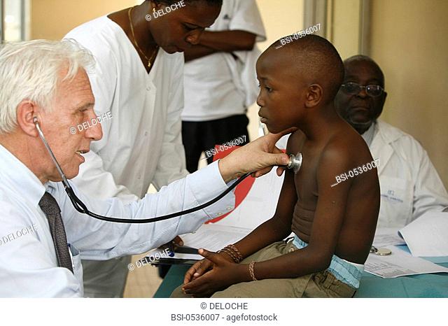 HUMANITARIAN MEDICINE Photo essay for press only. Photo essay about the Chain of Hope, humanitarian association that has the aim to save the children affected...