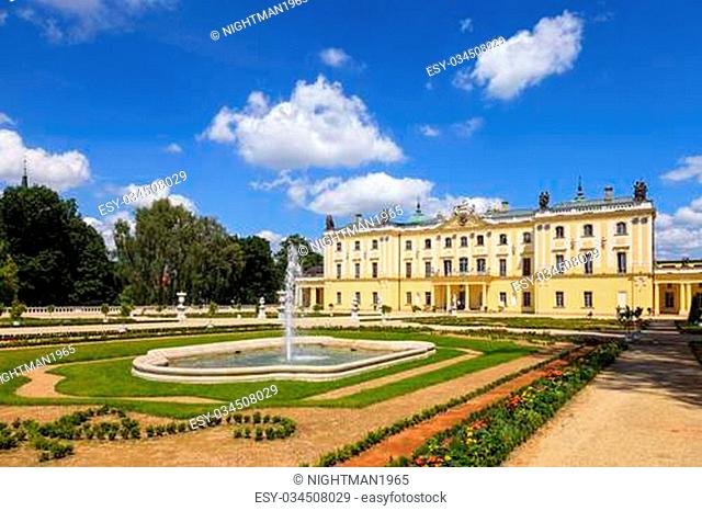 Gardens of the Palace Branicki in Bialystok, Poland